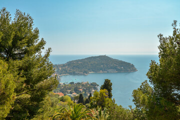 Scenic view of the Mediterranean coastline