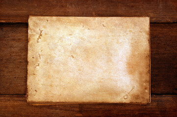 old papers texture on wooden background