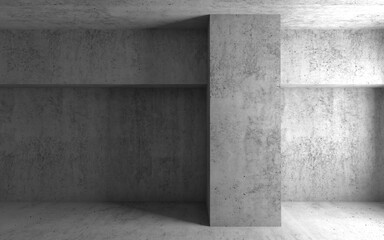 Abstract architectural background. Empty room