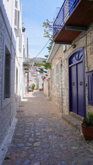 Photo of picturesque island of Hydra on a spring morning, Saronic Gulf, Greece