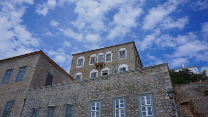 Photo of picturesque island of Hydra on a spring morning, Saronic Gulf, Greece