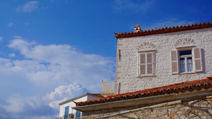 Photo of picturesque island of Hydra on a spring morning, Saronic Gulf, Greece