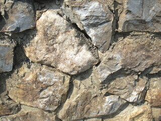 Stone wall.
