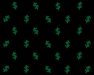 dollar symbol pattern