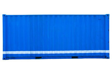 internation container for save your goods on white background .