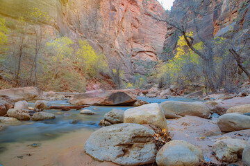 Narrows in Zion National Park, Utah, United States - 157526999