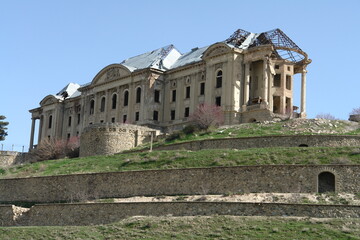 KABUL,AFGHANISTAN 2012: Kabul the Palace of Amin