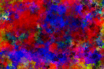 Abstract watercolor background. Colorful texture. Oil painting style.