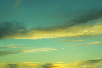 Obrazy  Zachód i wschód słońca niebieski i fioletowy kolor tła nieba sky