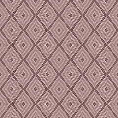 Brown rhombus seamless pattern. Objects grouped and named in English. No mesh, gradient, transparency used.