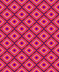 Pink rhombus seamless pattern. Objects grouped and named in English. No mesh, gradient, transparency used.