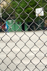 Fototapeta premium Street basketball court