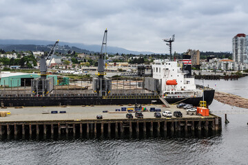 Freighter in Nanaimo Dry Dock