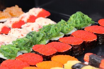 sushi at the market