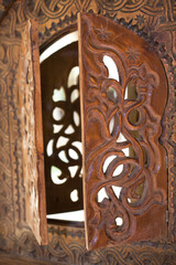 décoration en bois marocaine