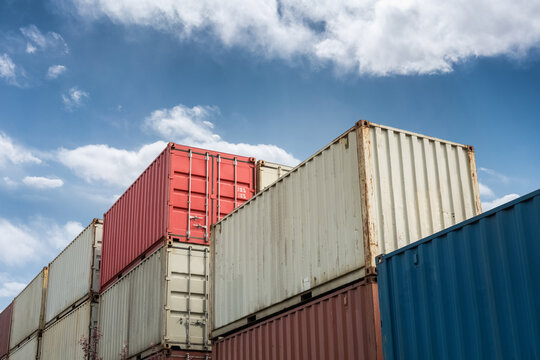 freight container closeup