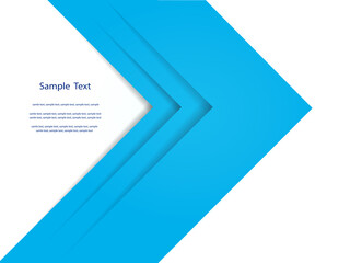 Abstract blue report cover template design.