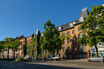 Obraz premium Berliner Paul-Gerhard-Stift, Fassadenfront zur Müllerstraße