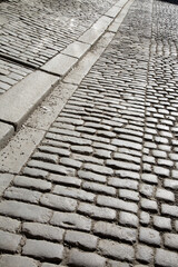 Cobblestones in Old Town - Gamla Stan; Stockholm