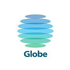 vector logo globe