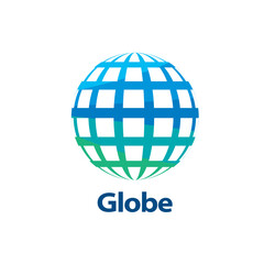 vector logo globe