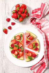 watermelon and berry fruit