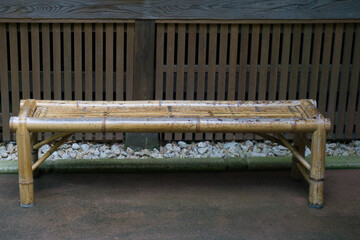 bamboo bench