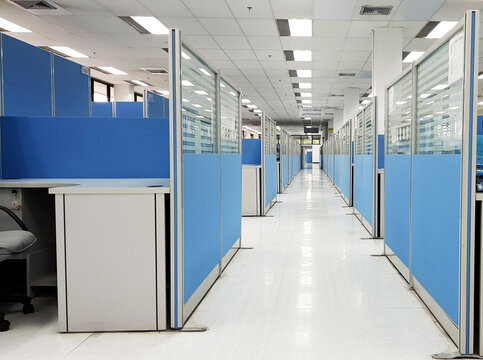 Modern Office Interior Of A Law Office In Pathum Thani,office Work Place.