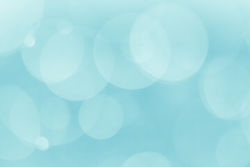 Bokeh background light aqua