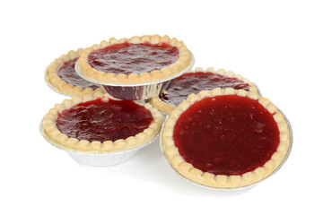 pile of strawberry tarts