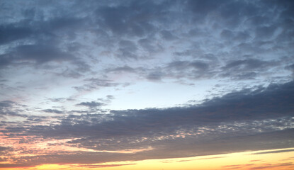 Fototapeta na wymiar Cloud sky at evening.