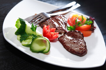 Grilled Meat And Vegetables