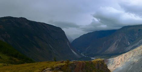 Altai mountains. Beautiful highland landscape. Russia. Siberia