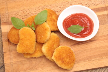 Nuggets chicken tomato basil