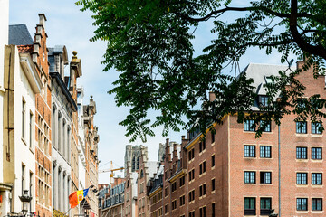 Fototapeta premium antique city building in Brussels