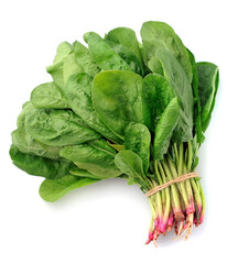 Spinach leaves.