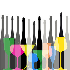 Alcohol Background vector