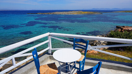 Spring photo of Hamolia area in Porto Rafti, Mesogeia, Attica, Greece