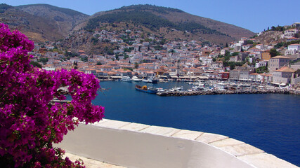 Photo from famous island of Hydra, Saronic gulf, Greece