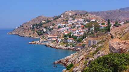 Photo from famous island of Hydra, Saronic gulf, Greece
