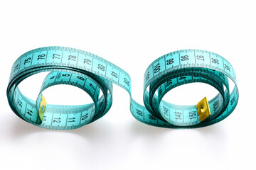 Tape for measuring makes a roundish form