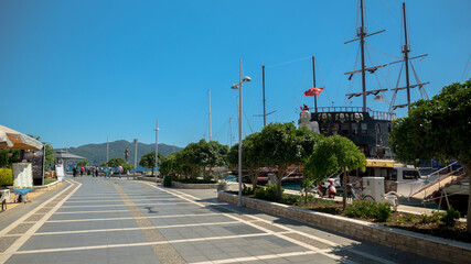 City landscape in Turkey