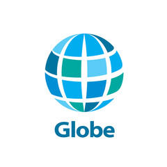 vector logo globe