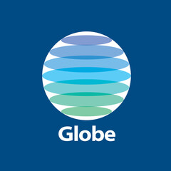 vector logo globe