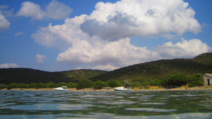 Photo of iconic Gulf of Petalion with clear water beaches, Evoia island, Greece