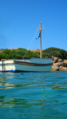 Obraz premium Photo from Porto Rafti bay, Avlaki, Attica, Greece