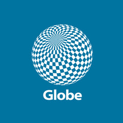 vector logo globe