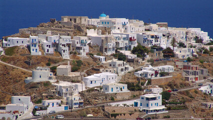 Obraz premium Photo from traditional island of Sifnos at summer, Cyclades, Greece
