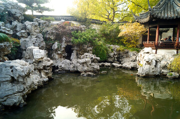 Fototapeta na wymiar Shanghai Garten
