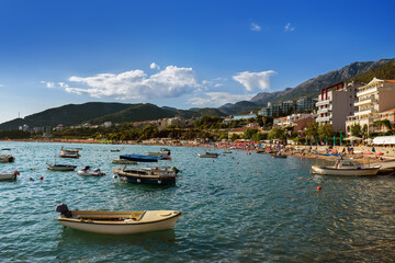 Fototapeta na wymiar Resort Rafailovici - Montenegro